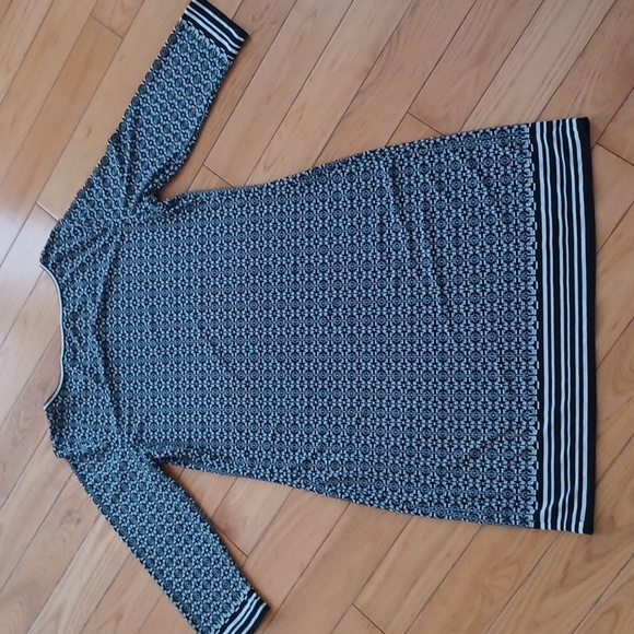 Max Studio dress Retro Geometric print size M - Picture 3 of 3